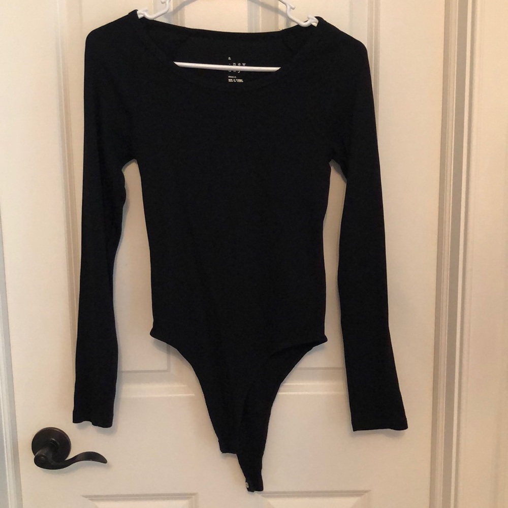 Black knitted shirt